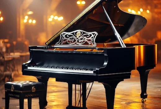 Instrumentos clásicos: piano, órgano y clavecín, utilizados por Melodival para eventos elegantes y ceremonias